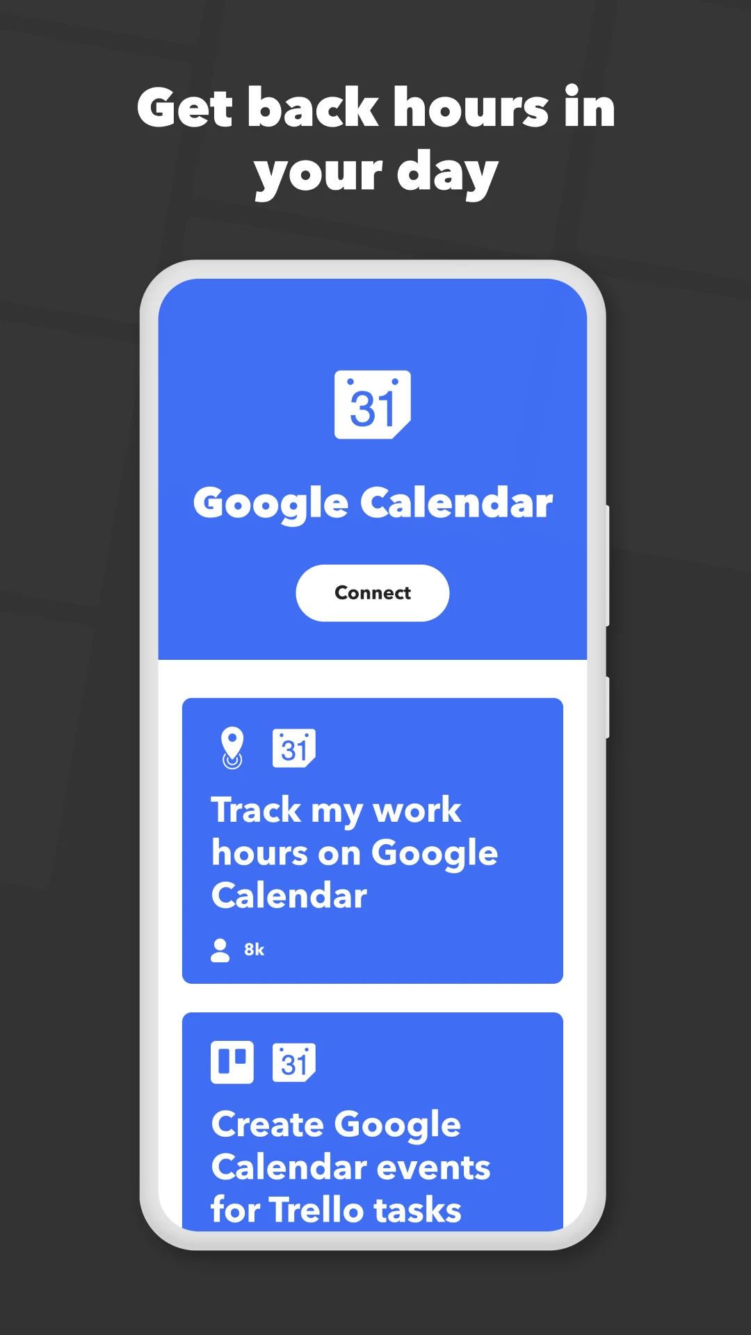 IFTTT - Automate work and home screenshot