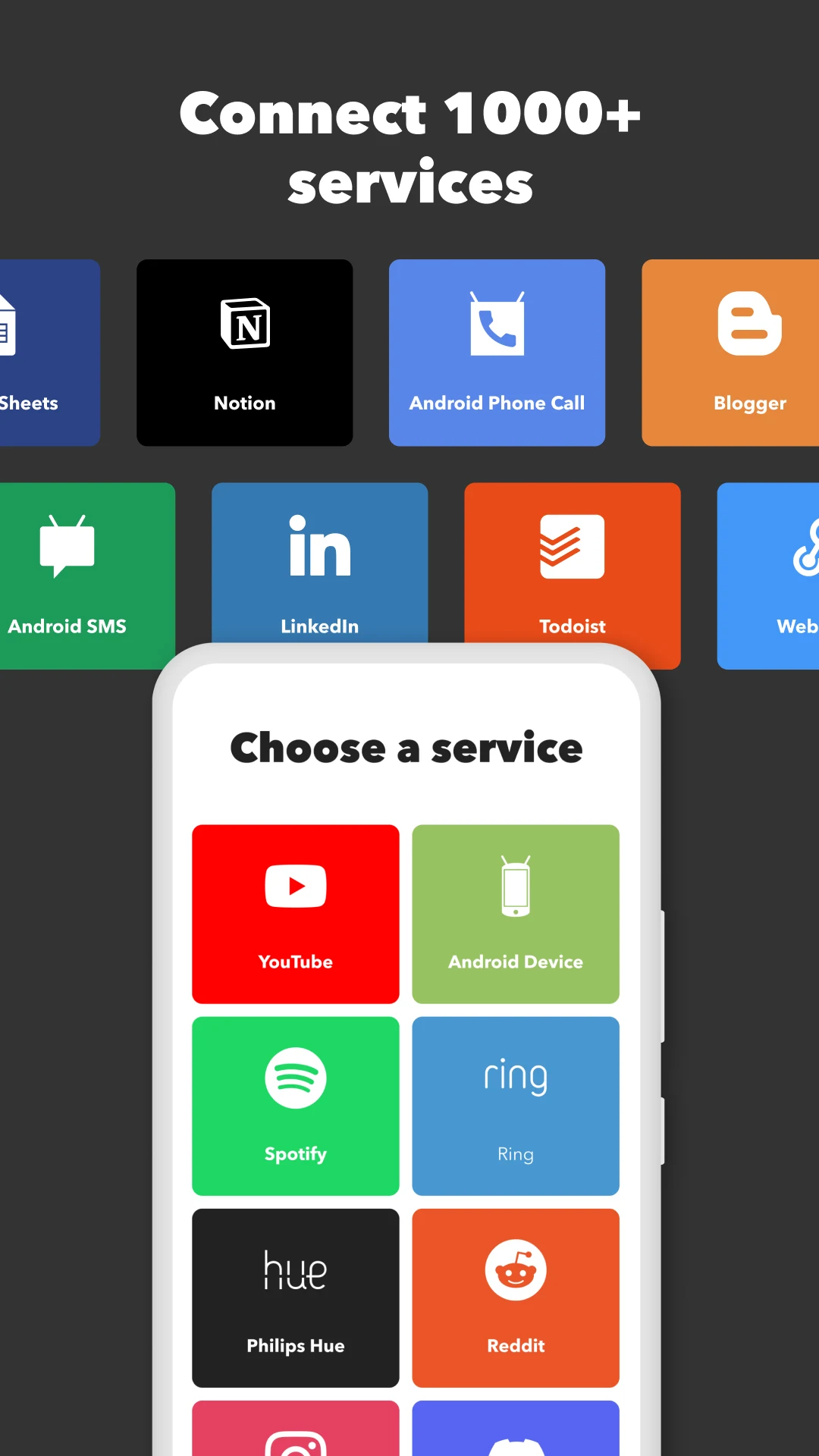IFTTT - Automate work and home screenshot